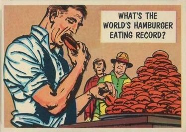 54 World's Hamburger Eating Record